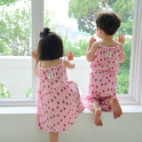 [6/26~Sequential Shipping][Pre-order] Cherry Sleeveless Pleated Dress