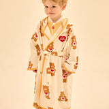 [Care Bear] Tender Heart Bear Ear Hooded Beach Gown