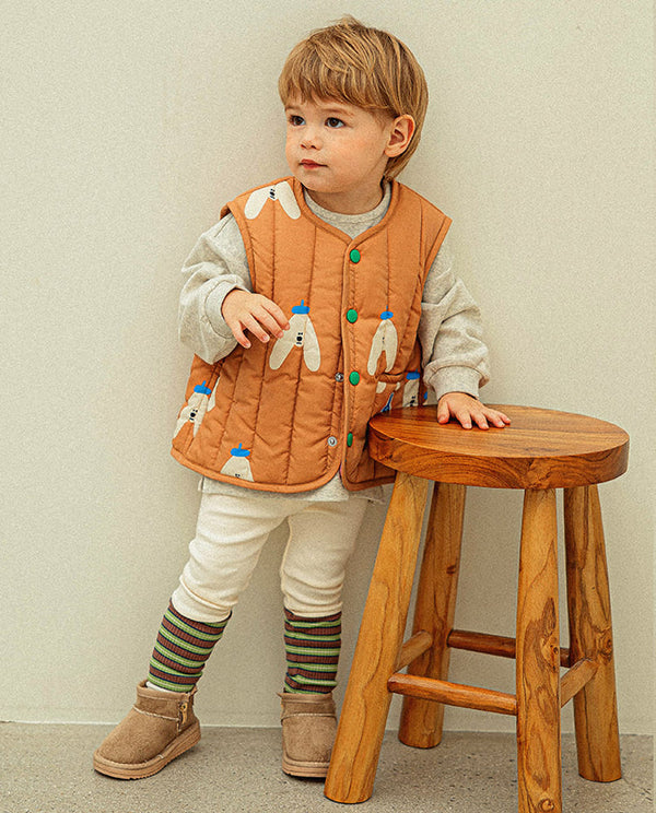 Leo Quilting Vest (3 colors)