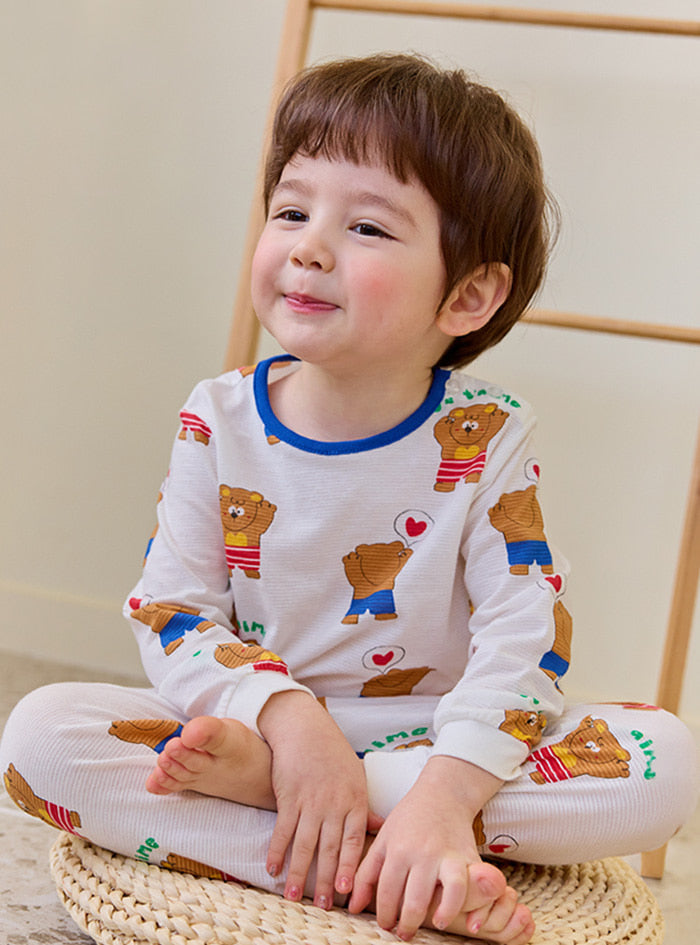 Sweet Bear jacquard (24SS) indoor wear set