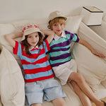 Apple Smile Vivid Collared T-shirt Mint