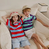 Apple Smile Vivid Collared T-shirt Mint