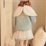 [Mollimelli] Pretty bunny hooded jumper