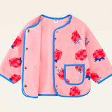 Sweet and sour raspberry fleece jacket