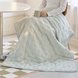 Modern House ON Soft Breeze Blanket 100x150 Mint_CV0226003