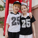 Apple Smile 25 Collared T-shirt Black