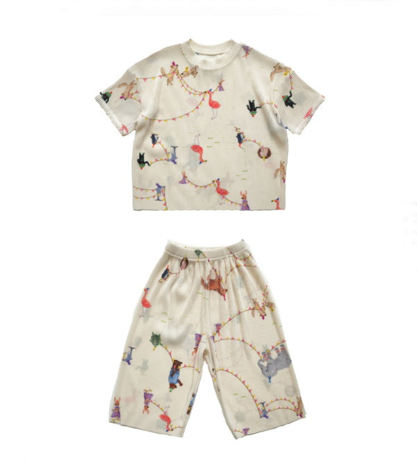 Zoo Pleats Set