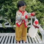 Little Foret Knit Cardigan Red_FA044