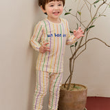 Stamped single spandex (24SS) indoor wear set