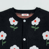 Little Foret Knit Cardigan Black_FA044