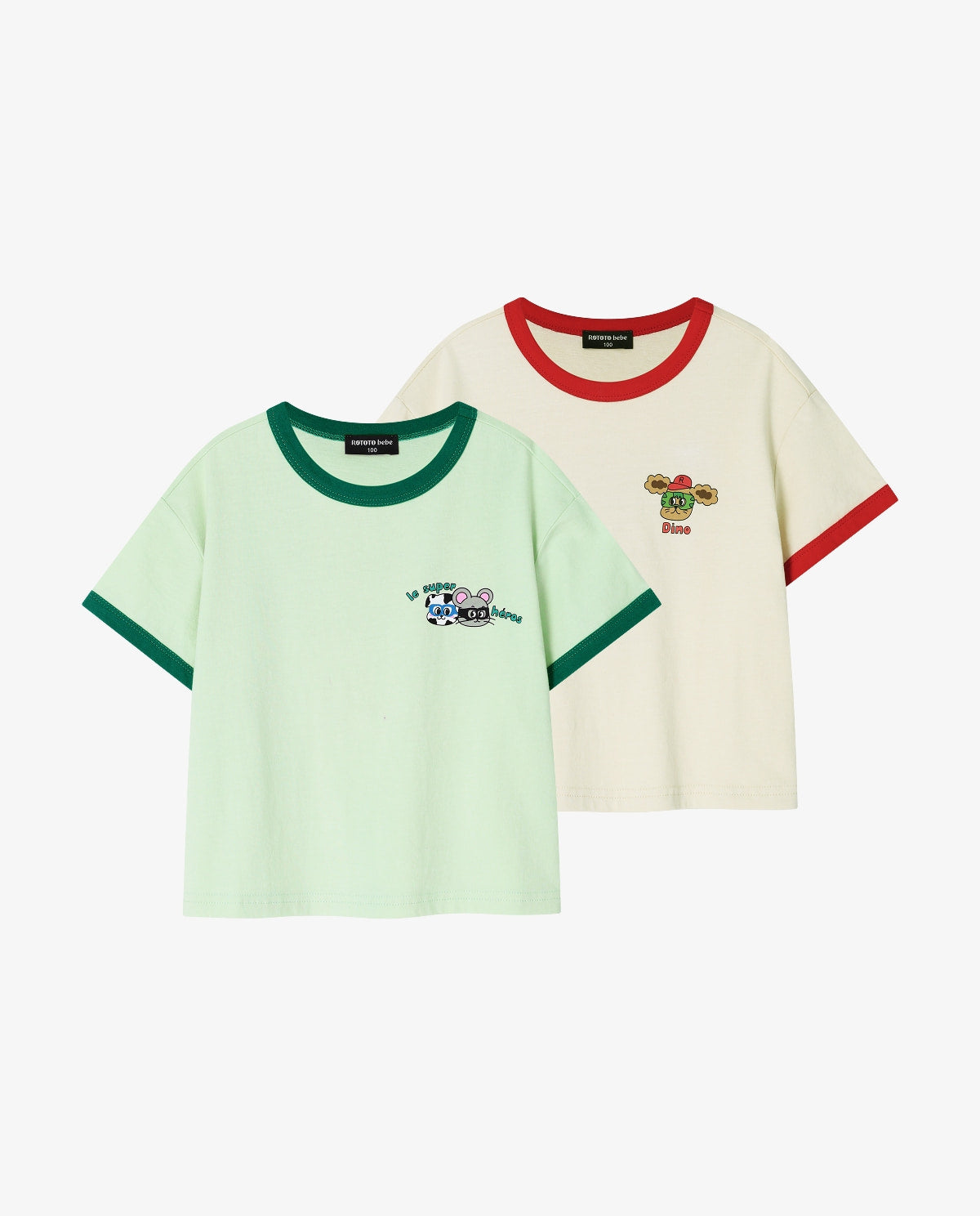 Single Ringer T-shirt Red