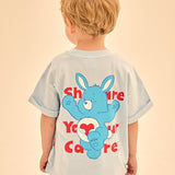 [Care Bear] Swift Heart Rabbit Roll Up T-Shirt