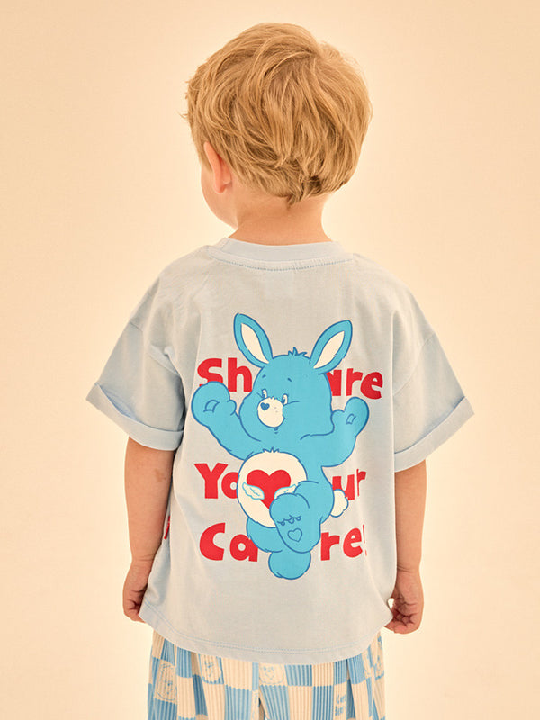 [Care Bear] Swift Heart Rabbit Roll Up T-Shirt