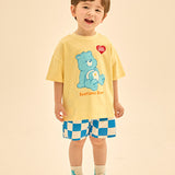 [Care Bear] Good Night Bedtime Bear Checkerboard Short Sleeves Set