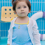 CHECK TERRY SET Blue