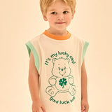[Care Bear] Lucky Day Good Luck Bear Sleeveless T-Shirt