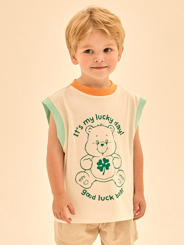 [Care Bear] Lucky Day Good Luck Bear Sleeveless T-Shirt