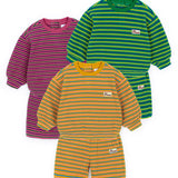 [Pimpollo] Authentic stripe upper and lower clothes
