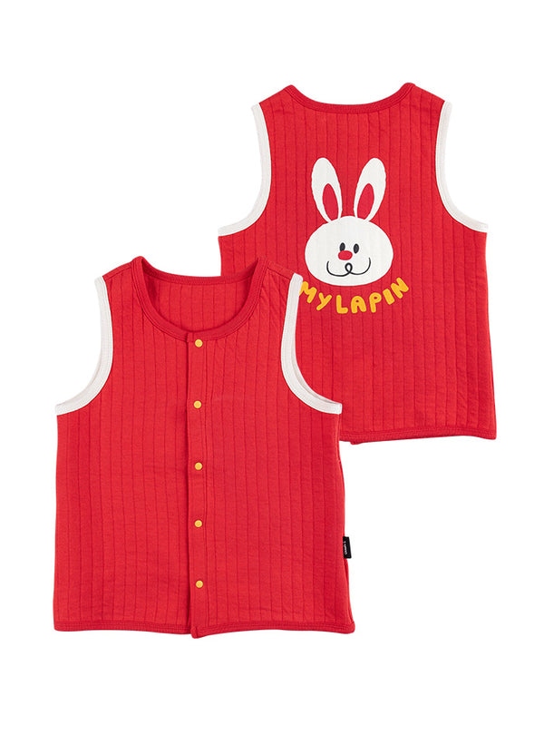 Rabbit Vest Outer (Red)