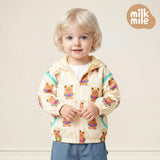 [Milk Mile] Sun-tanned Teddy Bear Hoodie Jumper