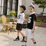 Apple Smile 25 Collared T-shirt Black