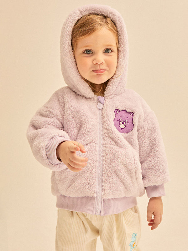 [Care Bears] Cozy Share Bear Hooded Fur Jumper