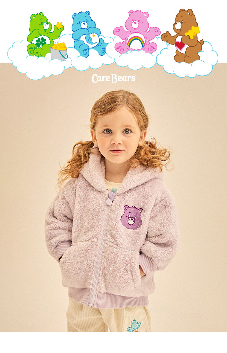 [Care Bears] Cozy Share Bear Hooded Fur Jumper