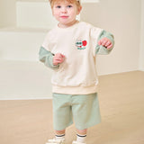 Cat apple top & bottom set