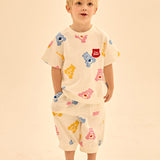 [Care Bear] colorful care bear's loose fit summer set