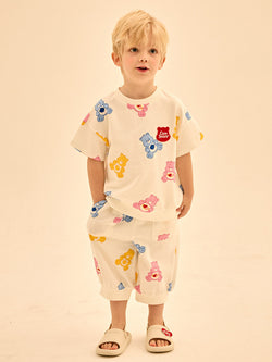 [Care Bear] colorful care bear's loose fit summer set