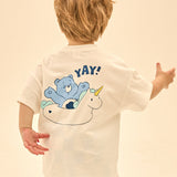[Care Bear] Unicorn Then-Bear Loose Fit T-Shirt