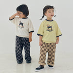 Cookie Check Waffle Two-Piece Set_FA030