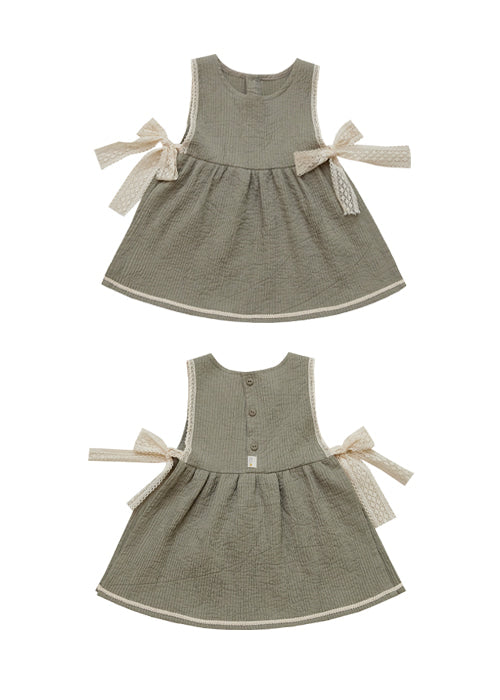 BETTY APRON DRESS KHAKI