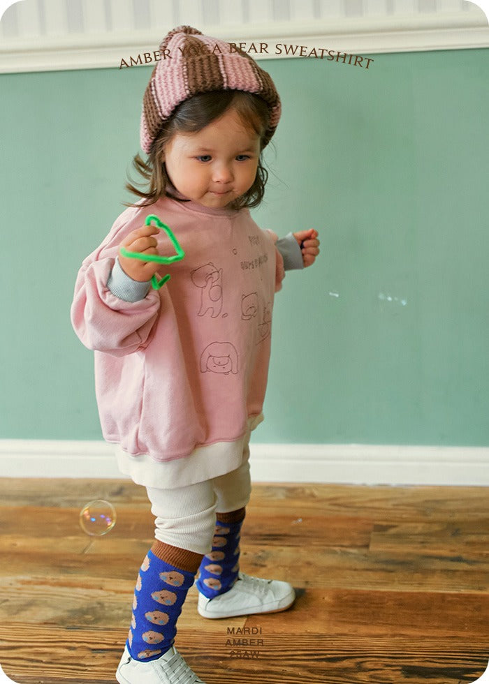 Amber Yoga Bear Sweatshirt