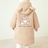 Pom Pom Bear Dumb Blong Hood Coat