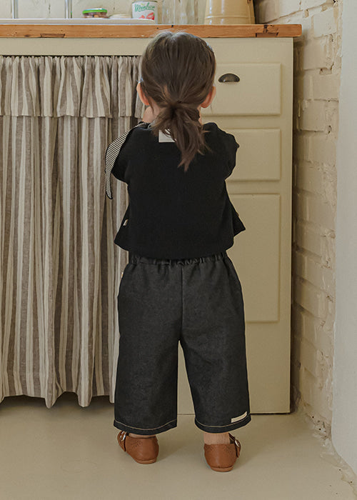ETHEL DENIM PANTS Black