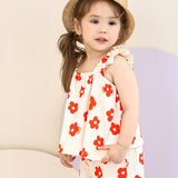 [Pimpollo] Flower top and bottom set