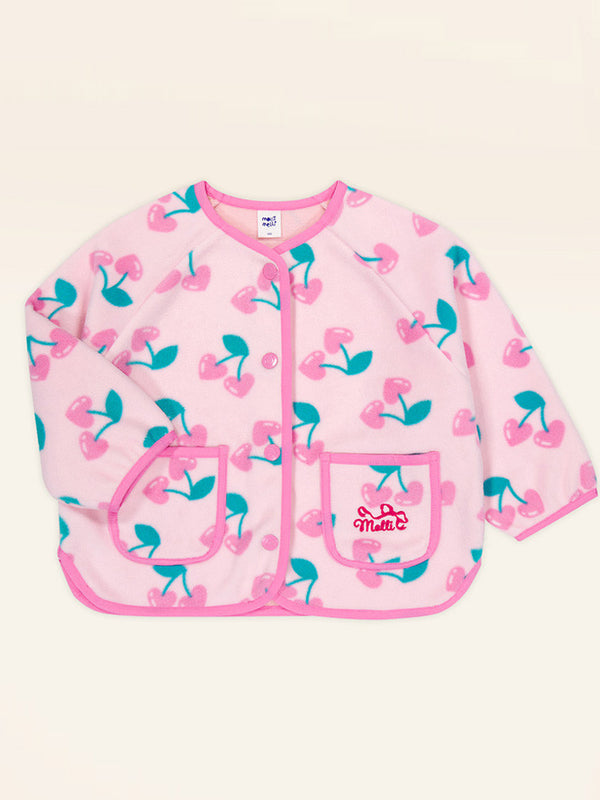 Love cherry fleece jacket