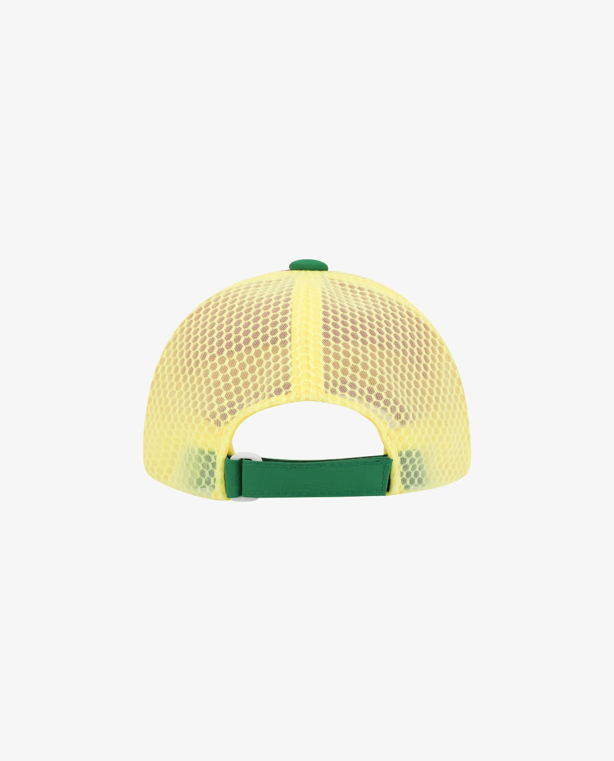 Red Mesh Color Block Cap