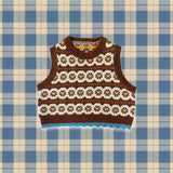 Amber Lind jacquard vest