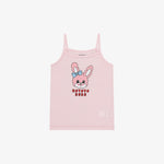 Tropical Girls' Sleeveless Top Pink