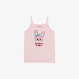 Tropical Girls' Sleeveless Top Pink