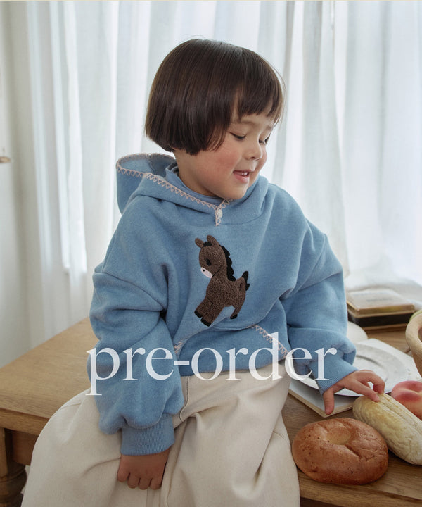Pony fleece hoodie
