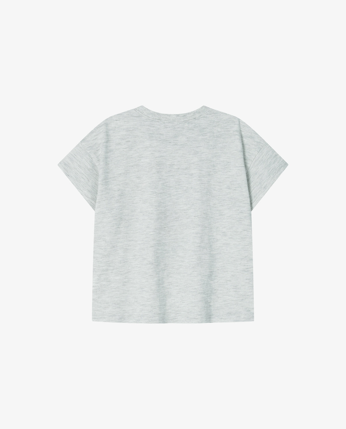 Single Basic T-shirt Melange Gray