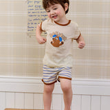 Bonjour Dog short sleeve (24SS) Mesh Indoor Set