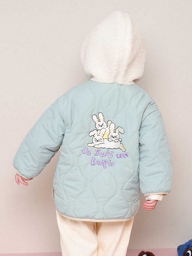 [Mollimelli] Pretty bunny hooded jumper