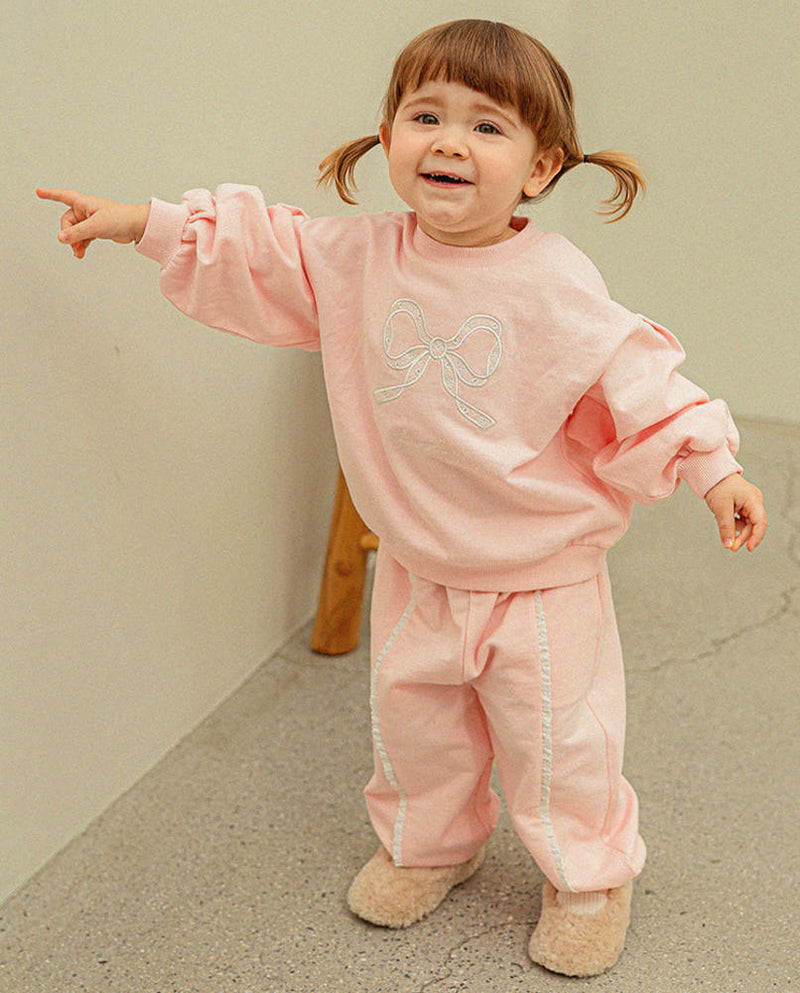 [Pimpollo] Coco ribbon top and bottom clothes (2 colors)