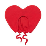 Heart Hat Red
