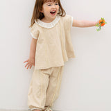 [Pimpollo] Cute lace top and bottom set