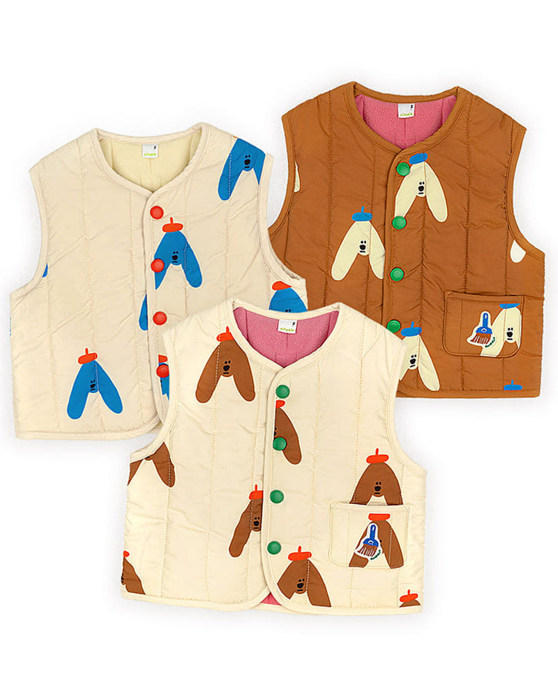 Leo Quilting Vest (3 colors)